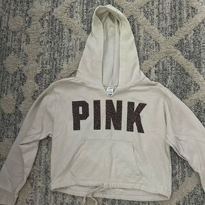 PINK cropped hoody